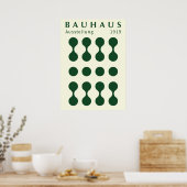 Bauhaus Ausstellung 1919 Shape Print, home decor  ポスター (キッチン)