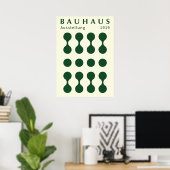 Bauhaus Ausstellung 1919 Shape Print, home decor  ポスター (ホームオフィス)
