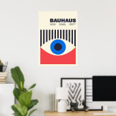 bauhaus, bauhaus design, modern design, geometric  ポスター (ホームオフィス)