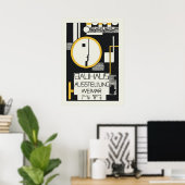 bauhaus, bauhaus design, modern design, geometric  ポスター (ホームオフィス)