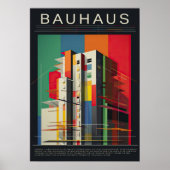 bauhaus, bauhaus design, modern design, geometric  ポスター (正面)