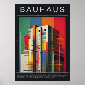 bauhaus, bauhaus design, modern design, geometric ポスター