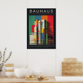 bauhaus, bauhaus design, modern design, geometric ポスター (キッチン)