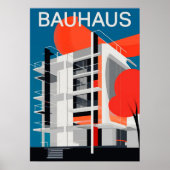 bauhaus, bauhaus design, modern design, geometric  ポスター (正面)