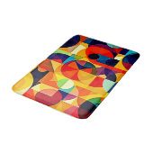 Bauhaus Color Geometry Design バスマット (アングル)