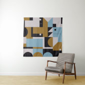 Bauhaus composition artwork made with abstract ele タペストリー (インサイチュ(横))