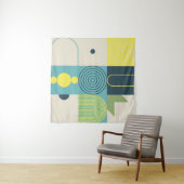 Bauhaus composition artwork made with abstract ele タペストリー (インサイチュ(横))