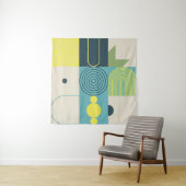 Bauhaus composition artwork made with abstract ele タペストリー (インサイチュ)