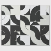 Bauhaus composition artwork made with abstract ele ラッピングペーパー (フラット)