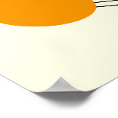 Bauhaus Concentric Circles Modern Art Print ポスター (角)