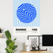 Bauhaus Exhibition Poster 1923 ポスター (ホームオフィス)