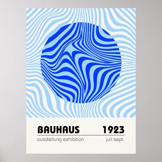 Bauhaus Exhibition Poster 1923 ポスター (正面)
