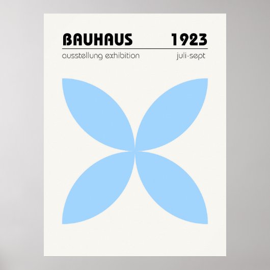 Bauhaus Exhibition Poster 1923 ポスター (正面)