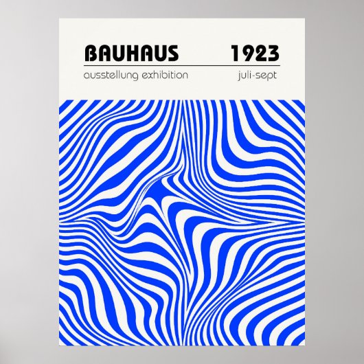 Bauhaus Exhibition Poster 1923 ポスター (正面)