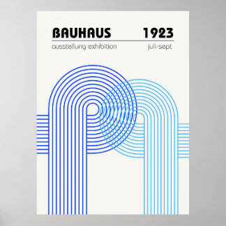 Bauhaus Exhibition Poster 1923 ポスター