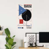 Bauhaus Exhibition Poster Geometric Abstract Art ポスター (ホームオフィス)