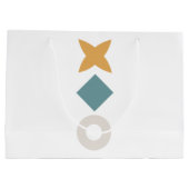 Bauhaus Geometric Baby Shower Large Gift Bag ラージペーパーバッグ (裏面)