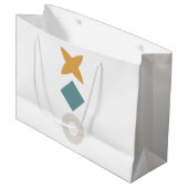Bauhaus Geometric Baby Shower Large Gift Bag ラージペーパーバッグ (正面アングル)