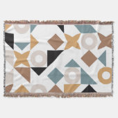 Bauhaus Geometric Toddler Throw Blanket スローブランケット (正面)