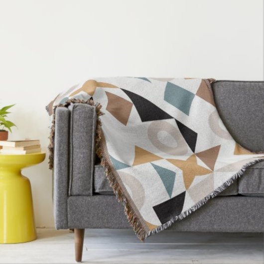 Bauhaus Geometric Toddler Throw Blanket スローブランケット
