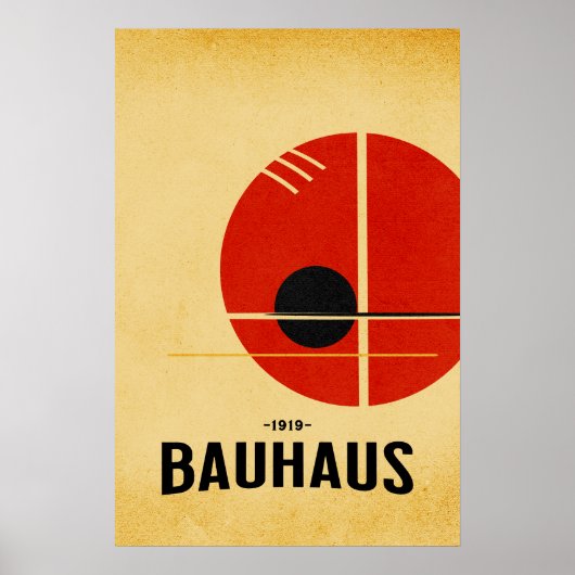 Bauhaus Modern Poster  ポスター (正面)