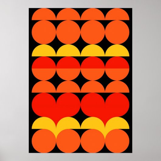 bauhaus, modernist, minimal, geometric, abstract, ポスター (正面)