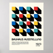 bauhaus, modernist, minimal, geometric, abstract,  ポスター (正面)