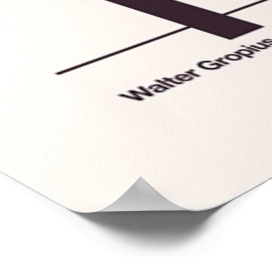 bauhaus, modernist, minimal, geometric, abstract,  ポスター (角)