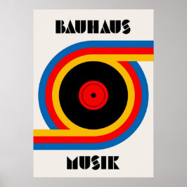 bauhaus, modernist, minimal, geometric, abstract,  ポスター