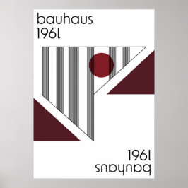 bauhaus, modernist, minimal, geometric, abstract,  ポスター