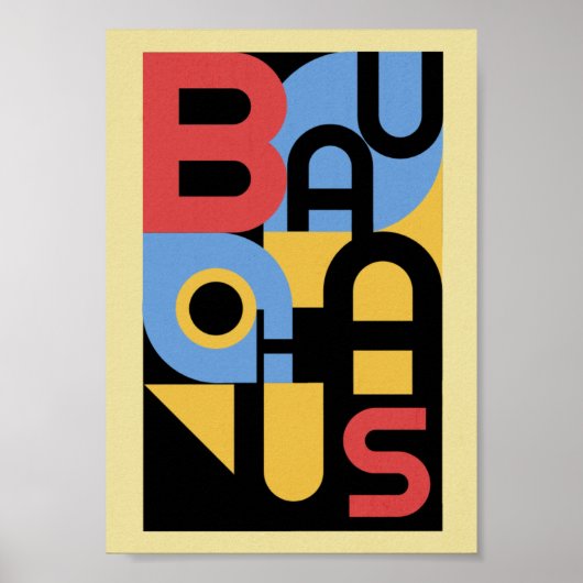 Bauhaus poster ポスター (正面)