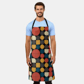 Bauhaus Pure Geometry Harmony エプロン (着用した状態)
