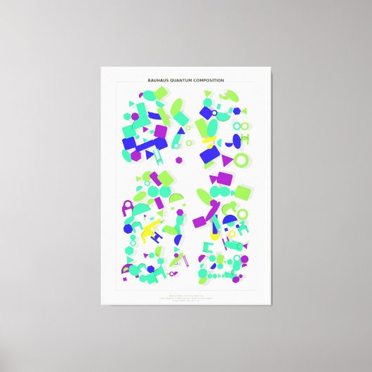 Bauhaus Quantum Composition  キャンバスプリント (正面)