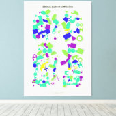 Bauhaus Quantum Composition  キャンバスプリント (インサイチュ (ウッドフロア))