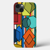 Bauhaus Shapes and Lines Case-Mate iPhoneケース (裏面)