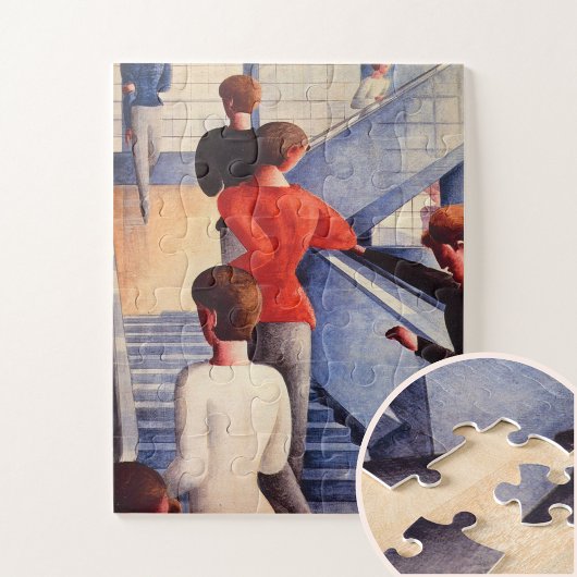 Bauhaus Stairway by Oskar Schlemmer ジグソーパズル