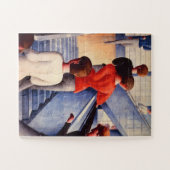 Bauhaus Stairway by Oskar Schlemmer ジグソーパズル (横)