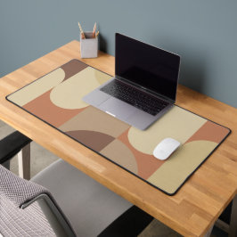 Bauhaus Terracotta Beige Abstract Desk Mat デスクマット