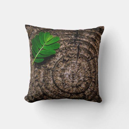 Baumkissen - Couchkissen / Sofakissen クッション (正面)
