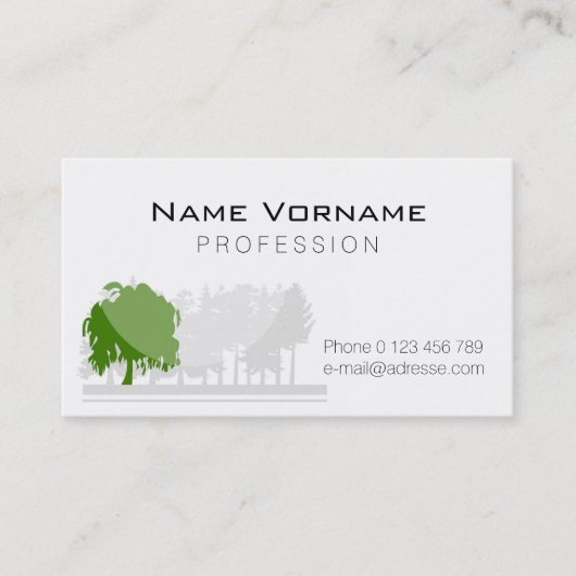 Baumpflege 名刺 (正面)