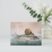 BaumSchneckenFisch, Kunstpostkarte ポストカード (スタンド正面)