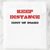 Baus on Boardスタンプ 長方形シール (バッグ)