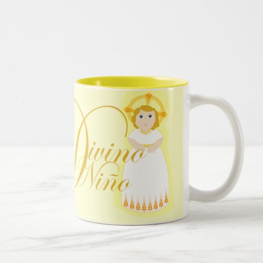 "Bautismo"、聖餐、確認のマグCostomize ツートーンマグカップ (右)