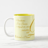 "Bautismo"、聖餐、確認のマグCostomize ツートーンマグカップ (左)