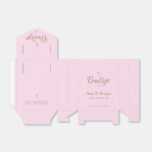 Bautizo Pink Gold Cross Custom Spanish baptism  フェイバーボックス (折り畳みなし)