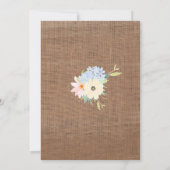 Bautizo y 1er cumpleanos, invitaciones parniana 招待状 (裏面)