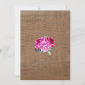 Bautizo y primer cumpleanos, invitacion castelano 招待状 (裏面)