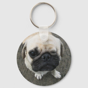 Bauwk ... Pug Dog ... かわいい 子犬 キーホルダー
