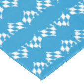 BAVARIAバイエルン国旗のマップオクトーバーフェストスカイブルー テーブルクロス (アングル)