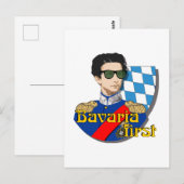 Bavaria First König Ludwig II mit Brille  ポストカード (正面/裏面)